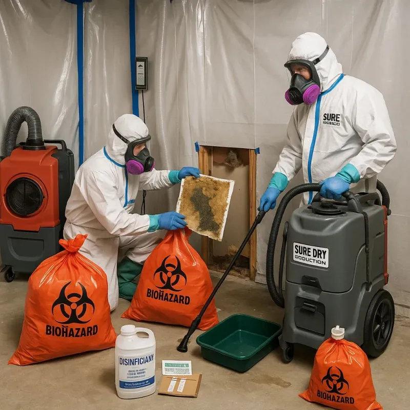Contaminated Water Handling Protocols process in Williamsburg, PA