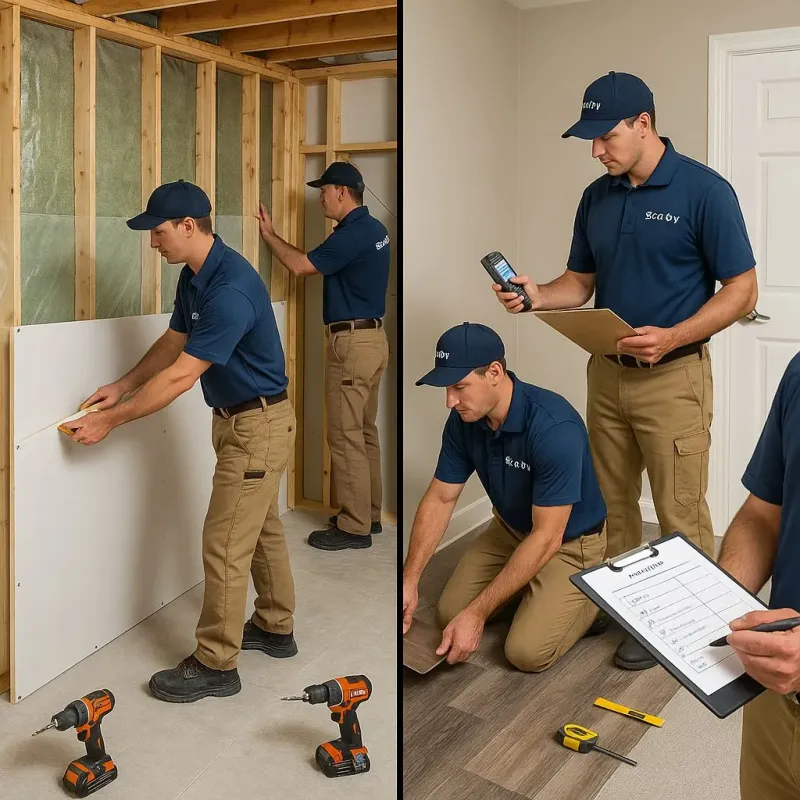 Repairs and Reconstruction process in Williamsburg, PA