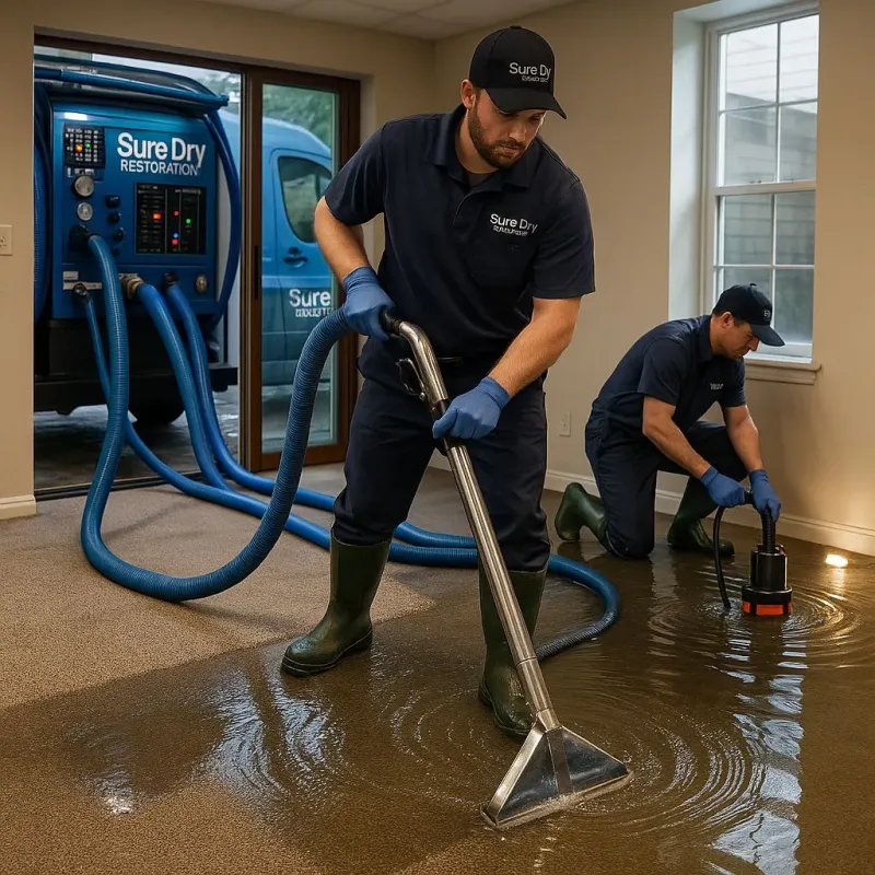 Water Extraction and Removal process in Williamsburg, PA